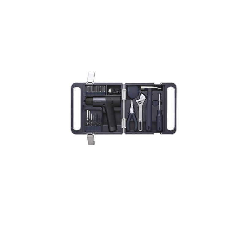 کیت جعبه ابزار و دریل شیائومی Hoto Brushless Drill Set 12V